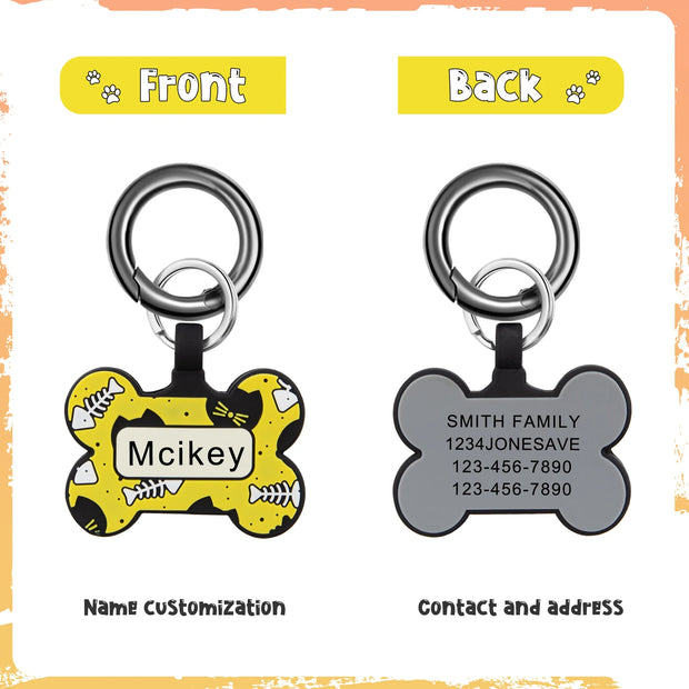 Personalized Tags ID Pet Cat Dog