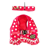 Luxury Dot Design Pet Dogs Chest Harness luxury