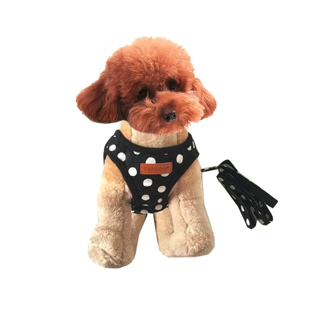 Luxury Dot Design Pet Dogs Chest Harness luxury