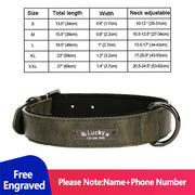 Personalized Dog Collar for Large Dogs Tag