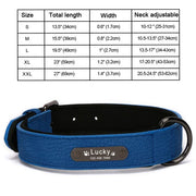 Personalized Dog Collar Leather Pet