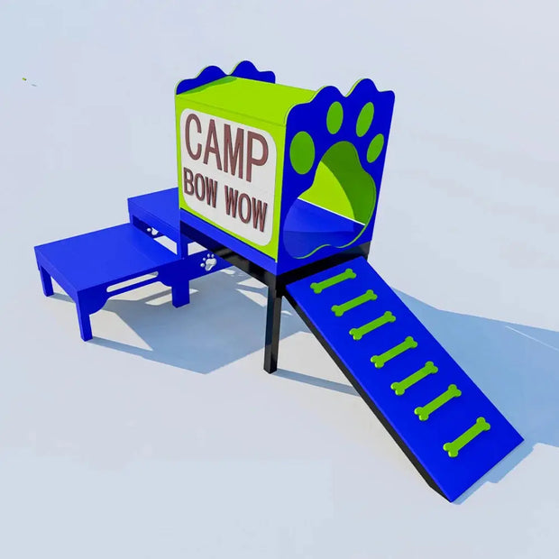 Outdoor Dog wellness park training Facility PE board