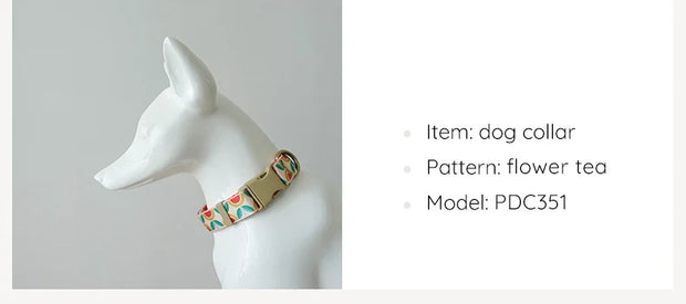 PLATTCO Nylon Printed Dog Collar