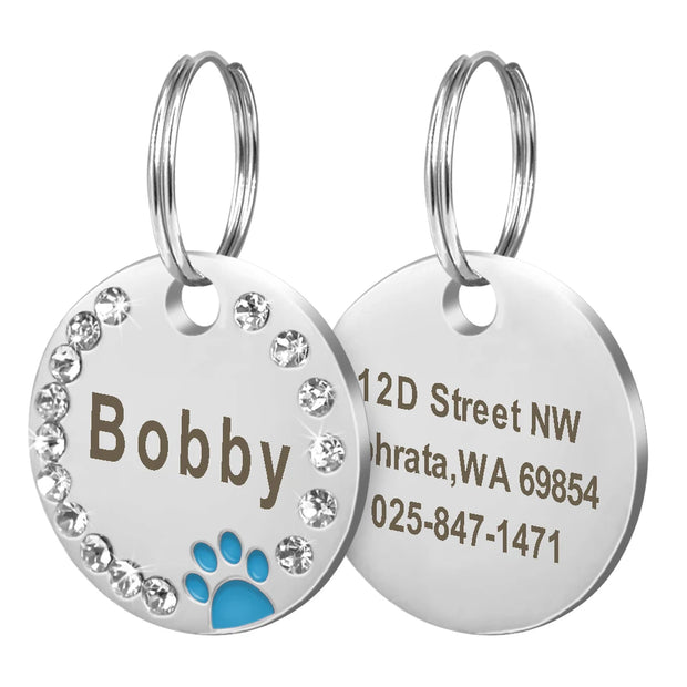 Personalized Dog Cat ID Tag Collar