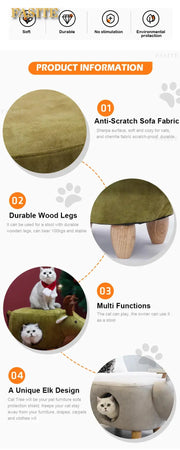 Small Cute Animal Shape luxury House Wood Cat Tree