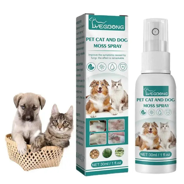 Cat wellness and Dog Skin Problems Pet Moss Spray