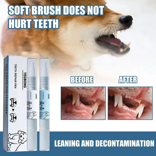 Pet Teeth Cleaner Pen Cats Tartar Dental wellness