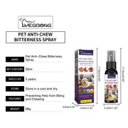 Pet No Chew Spray Bitterness Anti Gnawing wellness