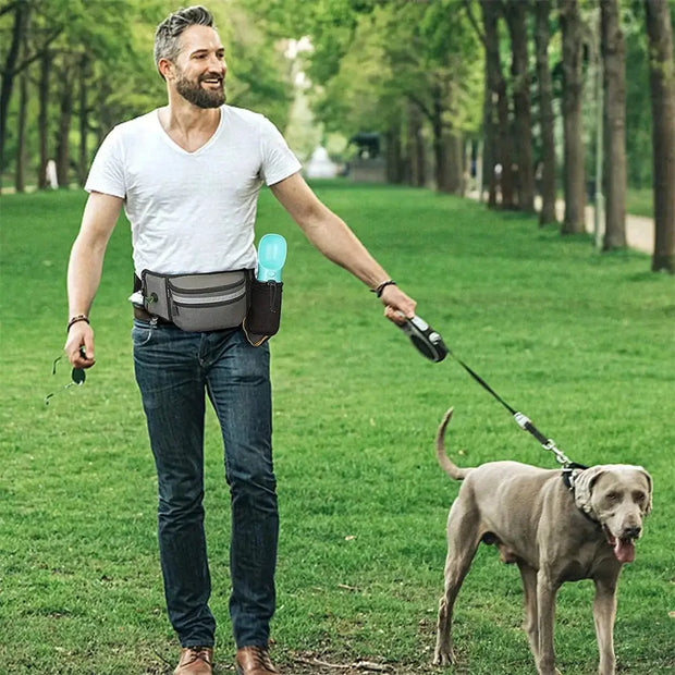 Backpack Pet wellness Training Waist Pack Walking Dog Bag Training