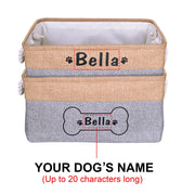 Personalized Dog Toy Basket Free