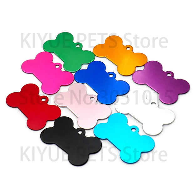 100Pcs Wholesale Dog ID Tags Nameplate