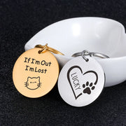 Personalized Pet Cat Dog ID Tag Collar