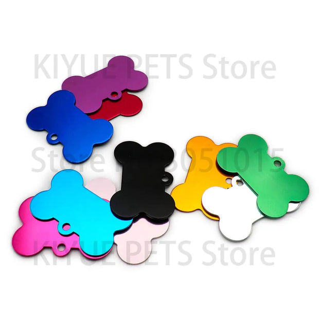 100Pcs Wholesale Dog ID Tags Nameplate