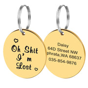 Personalized Dog Cat ID Tag Collar