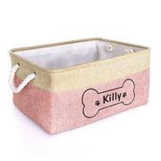 Personalized Dog Toy Basket Free