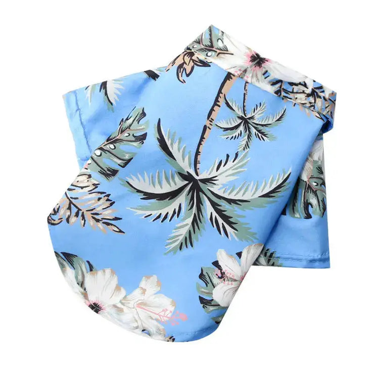 Hawaiian Beach Style Dog T-Shirts Thin Breathable  gadget