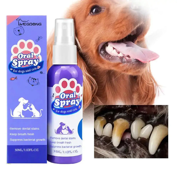 30ml Pet Oral Spray Dogs Teeth Cleaning wellness