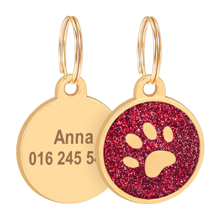 Personalized Dog Cat ID Tag Collar