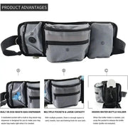 Backpack Pet wellness Training Waist Pack Walking Dog Bag Training