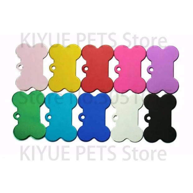 100Pcs Wholesale Dog ID Tags Nameplate