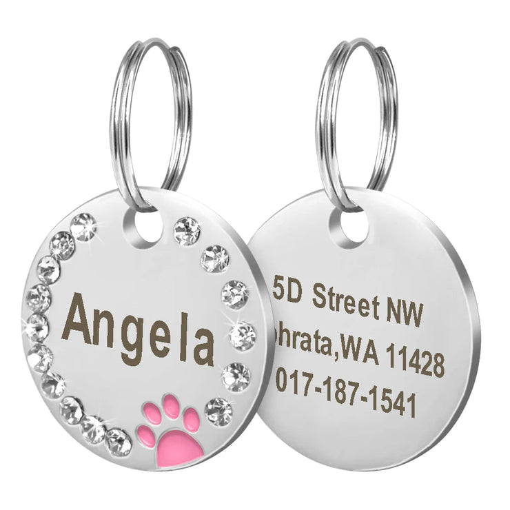 Personalized Dog Cat ID Tag Collar