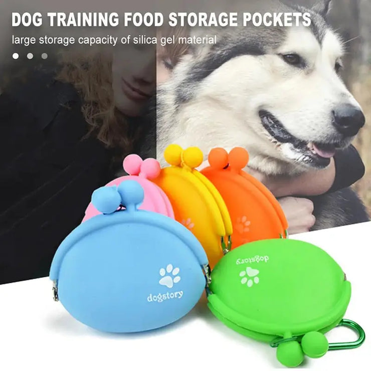 Silicone Pet Dog Train Food Snacks Pockets gadget