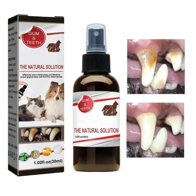 30ml Pet wellness Tooth Cleaning Spray Dogs Remove Bad Breath