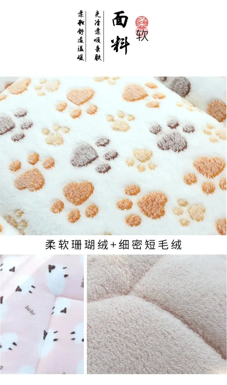 Double-sided Pet Mat Mats Short Plush Pet  gadget