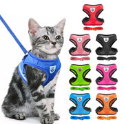 Cat Harness Adjustable Vest Walking Traction  gadget