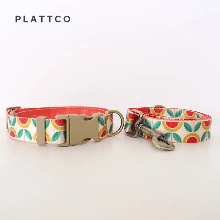 PLATTCO Nylon Printed Dog Collar