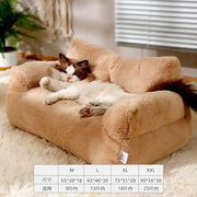 Cat bed House Plush Dog Sofa Beds Washable Warm Pet Dog luxury