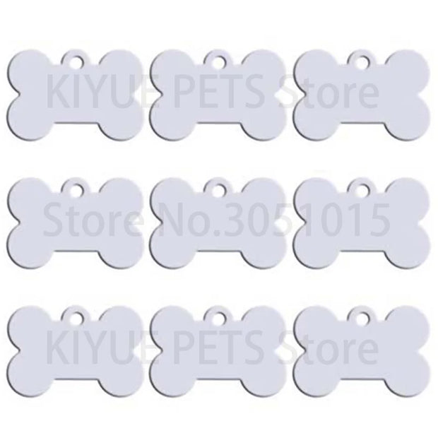 100Pcs Wholesale Dog ID Tags Nameplate