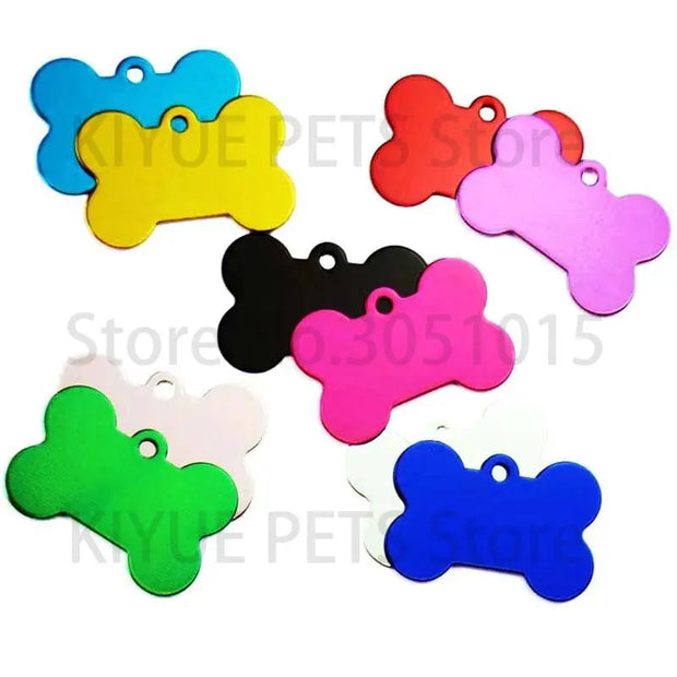 100Pcs Wholesale Dog ID Tags Nameplate