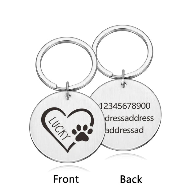 Personalized Pet Cat Dog ID Tag Collar