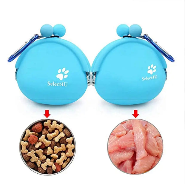 Silicone Pet Dog Train Food Snacks Pockets gadget