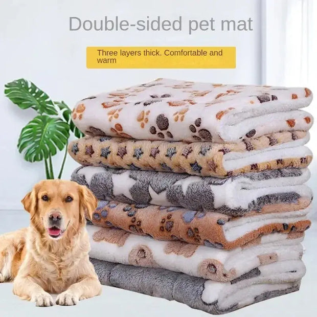 Double-sided Pet Mat Mats Short Plush Pet  gadget