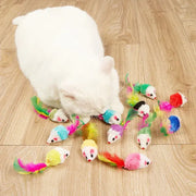 Pet Cat Toys Rabbit Fur False Mouse   gadget