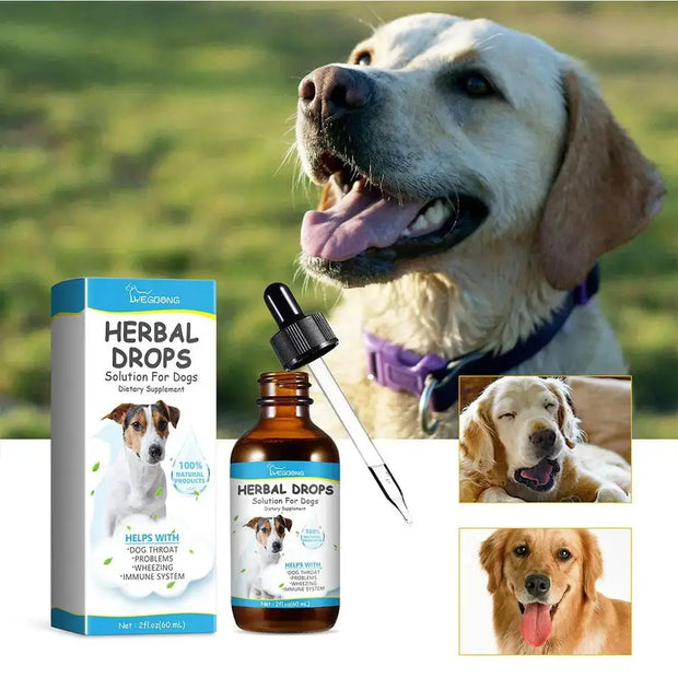 60ml Herbal Pet wellness Cough Drop Relieve Discomfort Throat