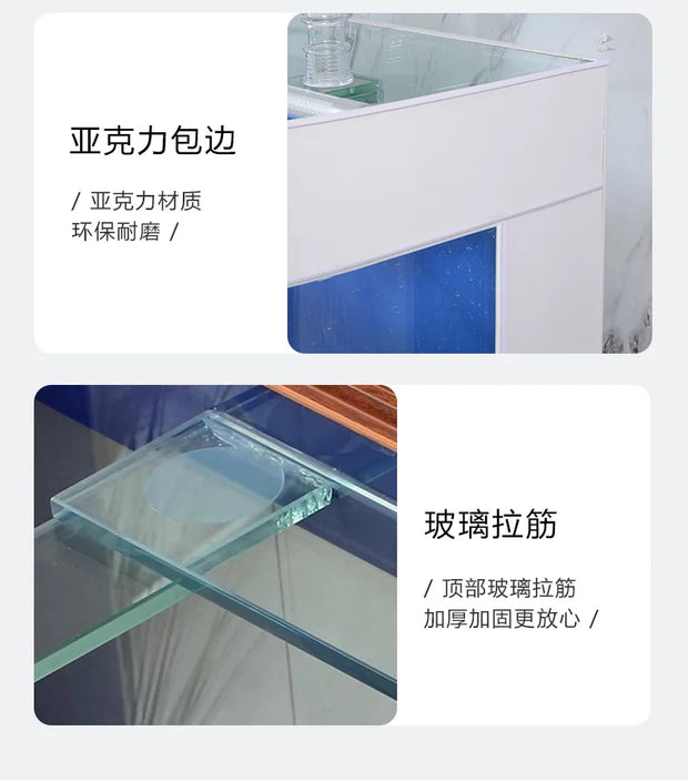 Modern Cultivation Clear Glass Marine Luxury