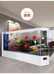 Modern Living Room Fish Tanks Nordic Luxury Design