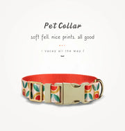 PLATTCO Nylon Printed Dog Collar