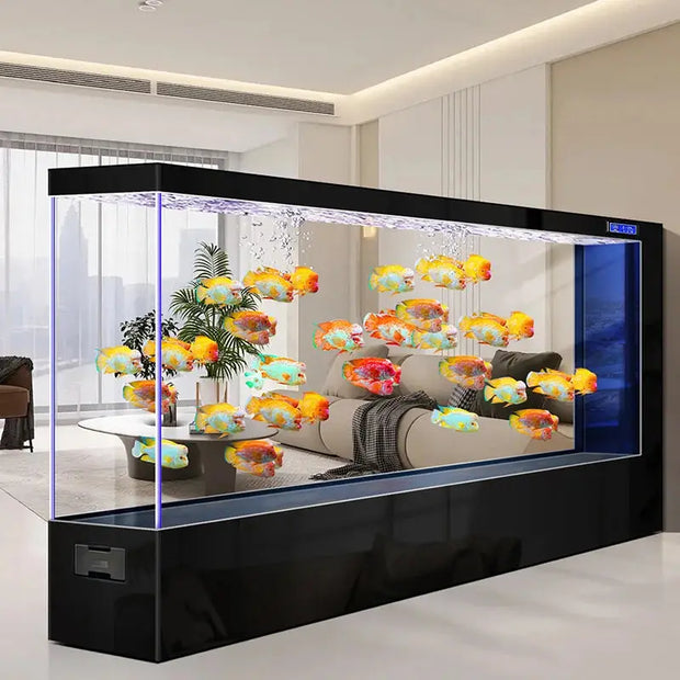 Modern Living Room Fish Tanks Nordic Luxury Design