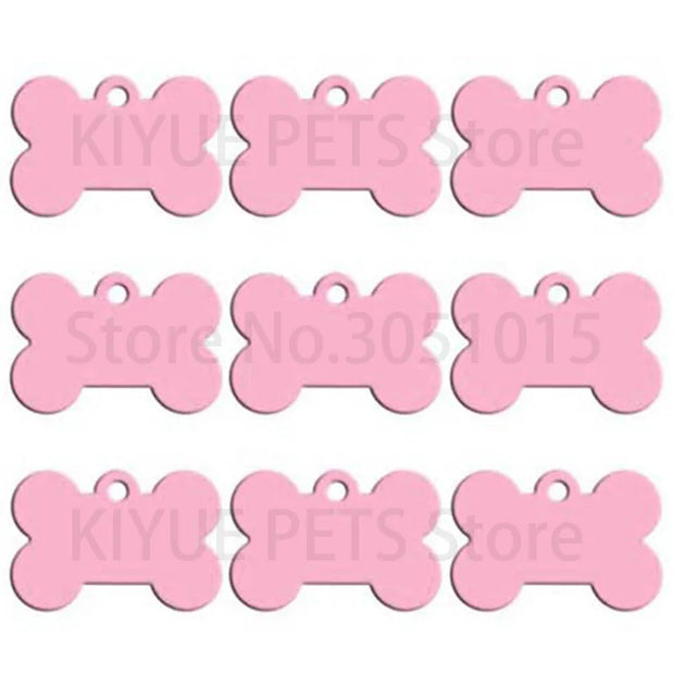 100Pcs Wholesale Dog ID Tags Nameplate