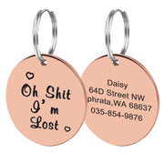 Personalized Dog Cat ID Tag Collar