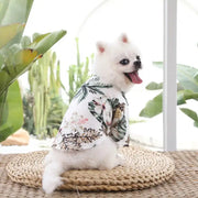 Hawaiian Beach Style Dog T-Shirts Thin Breathable  gadget