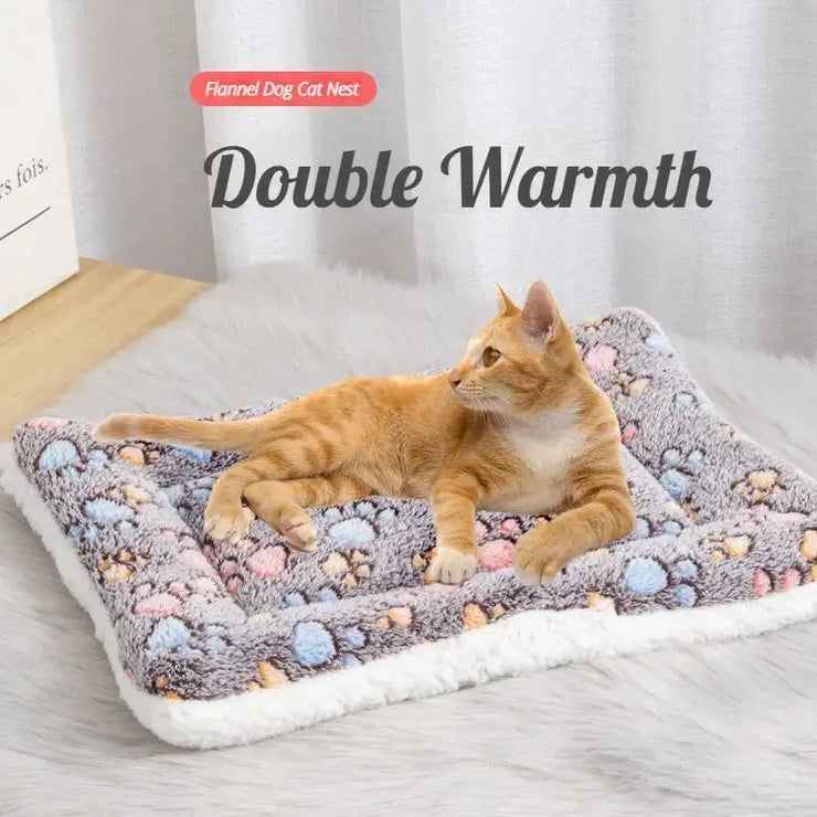 Double-sided Pet Mat Mats Short Plush Pet  gadget