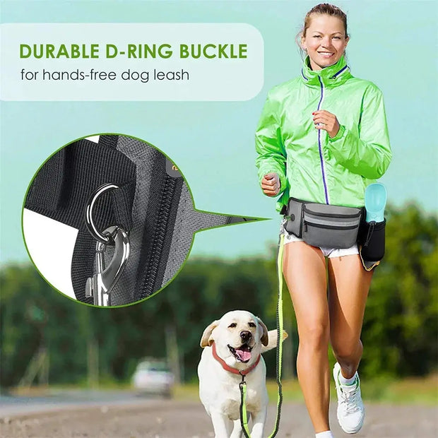 Backpack Pet wellness Training Waist Pack Walking Dog Bag Training