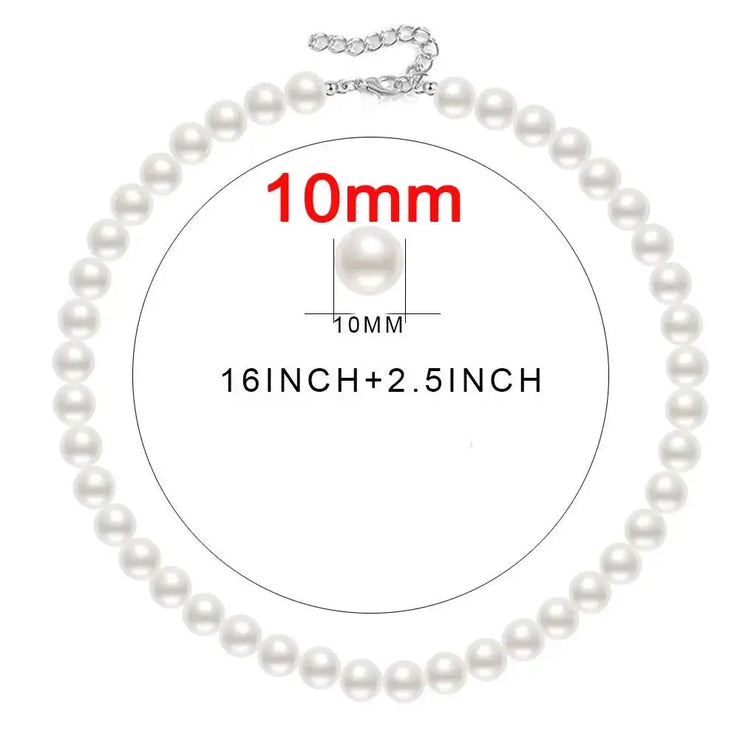 Luxury Imitation Blanc Pearl Pet luxury Dog Collar Adjustable