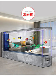 Modern Living Room Fish Tanks Nordic Luxury Design