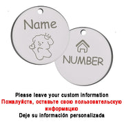 Personalized Pet Cute Dog Name Engraved ID